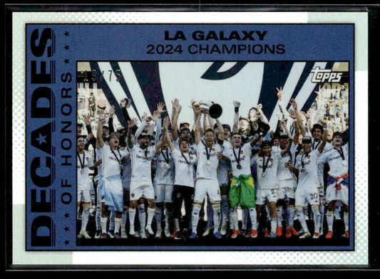 2025 MLS 30th Anniv Coll #DOH-29 Los Angeles Galaxy Decades of Honor Silver #/75
