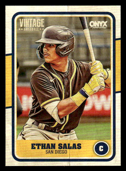 2025 Onyx Vintage #OVETSA Ethan Salas