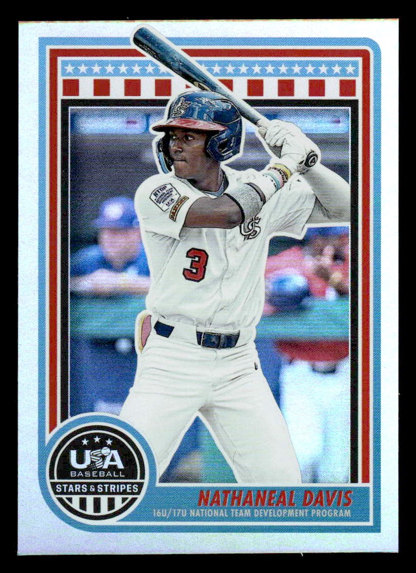 2025 Panini Stars and Stripes USA Baseball #197 Nathaneal Davis