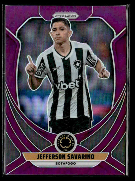 2025 Panini Prizm FIFA Club World Cup #54 Jefferson Savarino Purple #/125