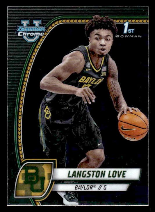 2024-25 Bowman University Chrome #50 Langston Love