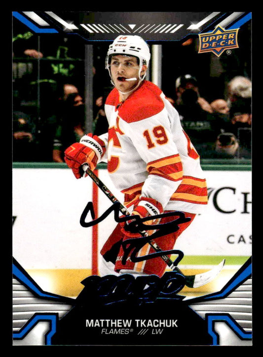 2022-23 Upper Deck MVP #206 Matthew Tkachuk Blue Script