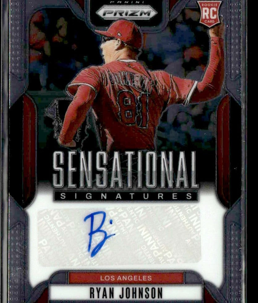 2025 Panini Prizm #SS-RJ Ryan Johnson Sensational Signatures