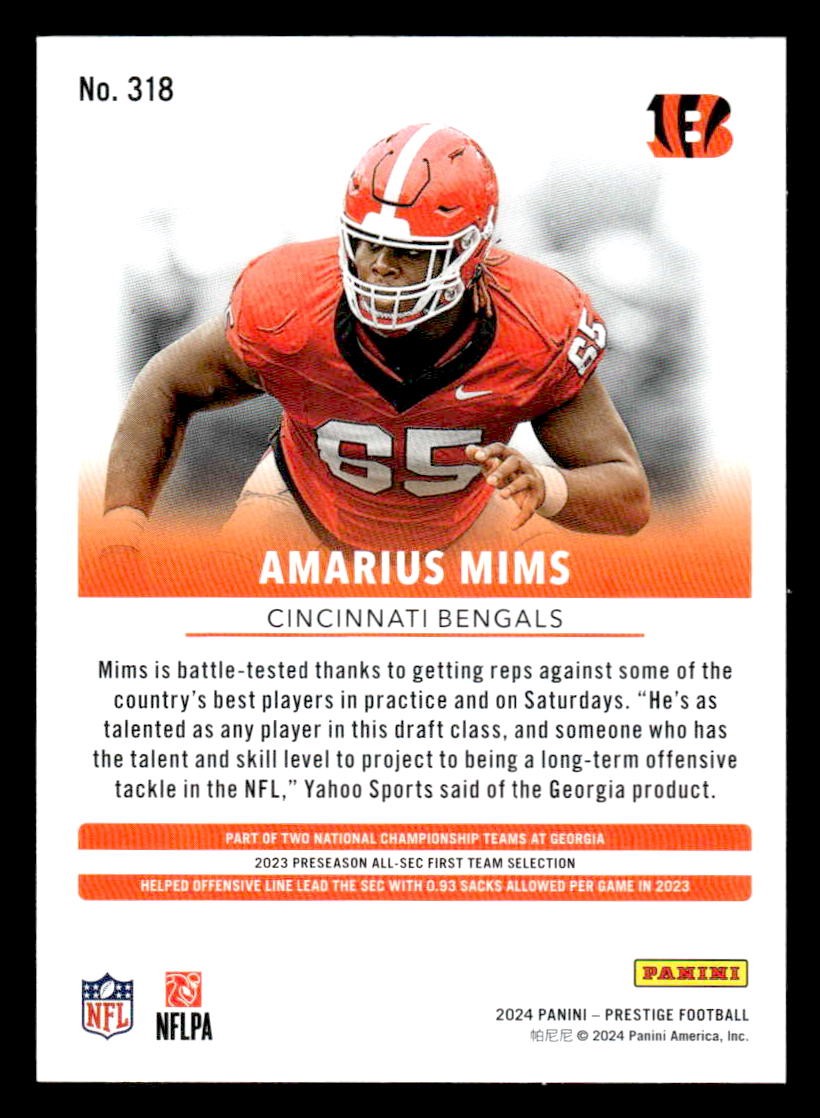 2024 Panini Prestige #318 Amarius Mims
