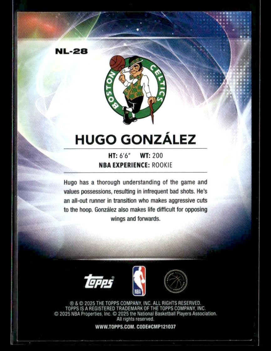 2025-26 Topps #NL-28 Hugo González No Limit