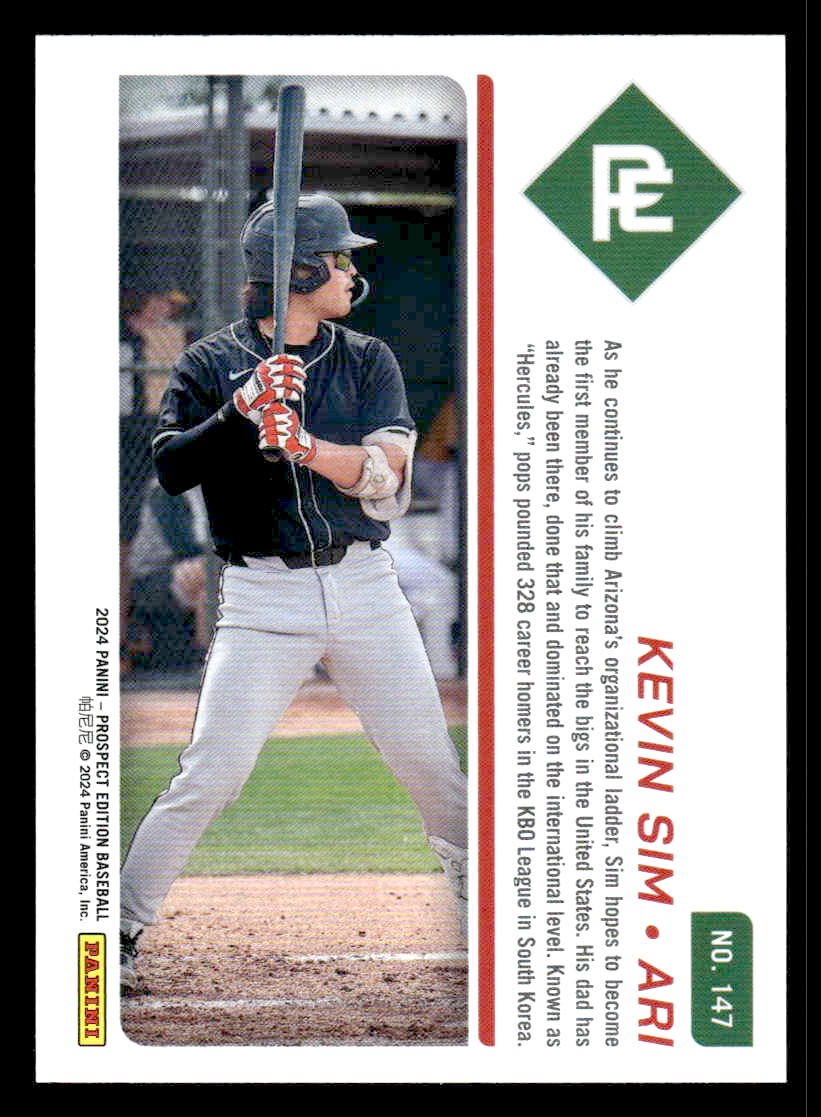 2024 Panini Prospect Edition #147 Kevin Sim