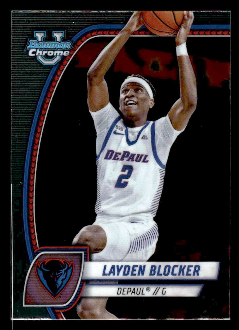 2024-25 Bowman University Chrome #95 Layden Blocker