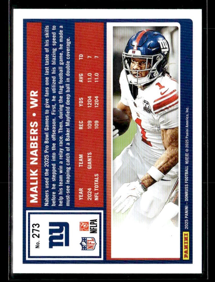 2025 Donruss #273 Malik Nabers