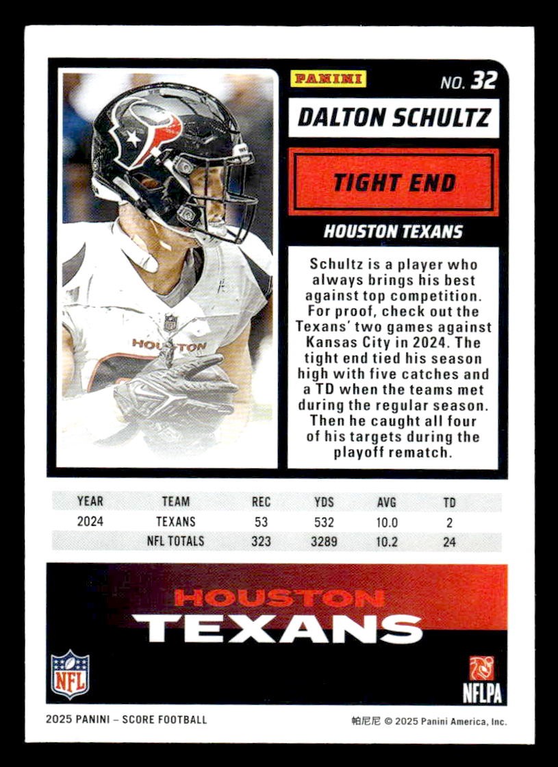 2025 Score #32 Dalton Schultz