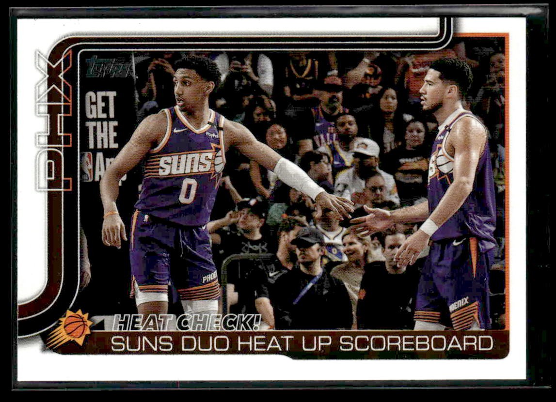 2025-26 Topps #294 Heat Check!: Suns Duo Heat Up Scoreboard
