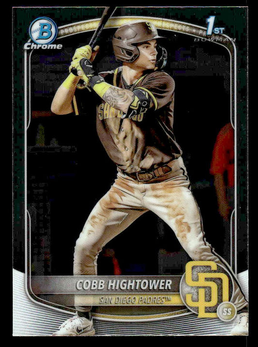 2025 Bowman #BCP-104 Cobb Hightower Chrome Prospects