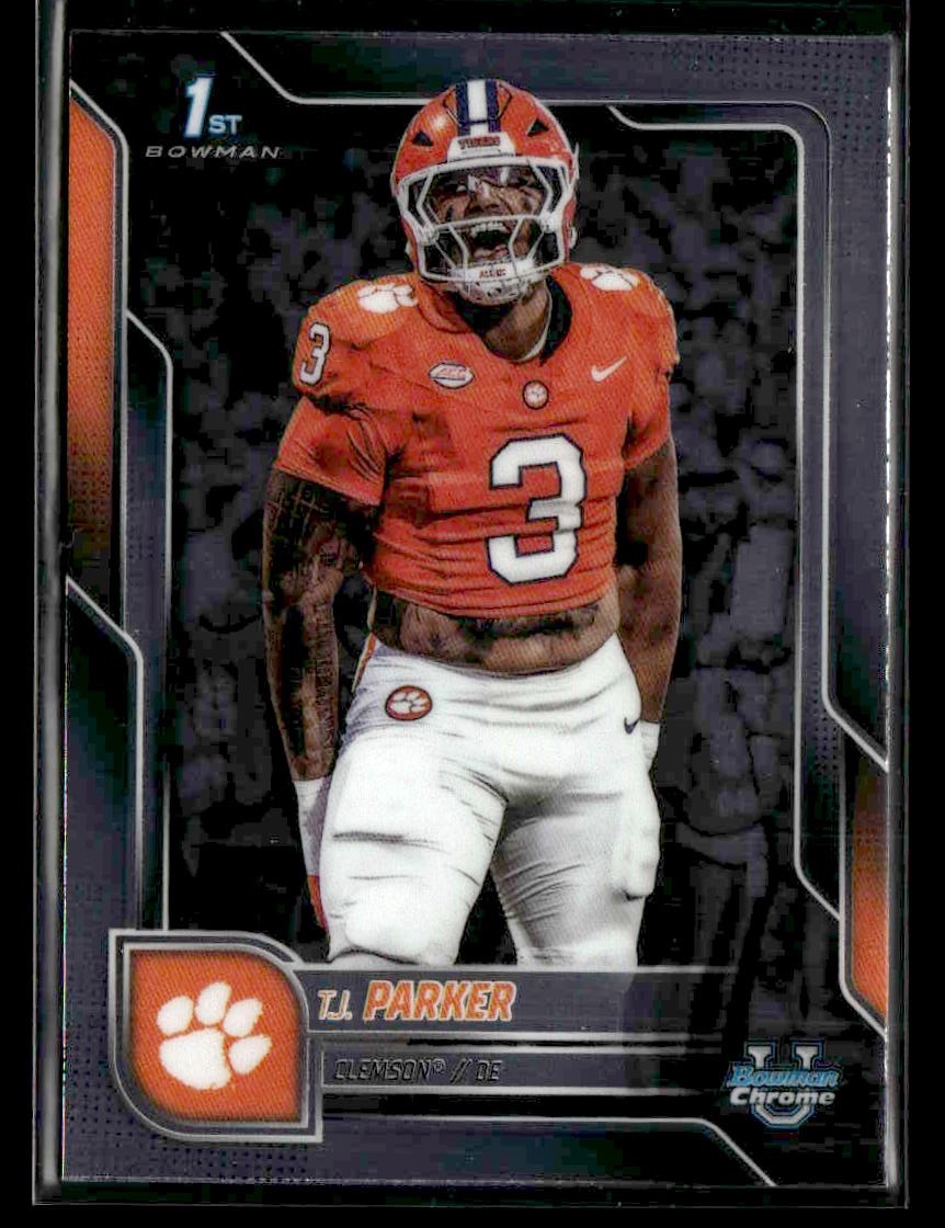 2025 Bowman University Chrome #114 T.J. Parker