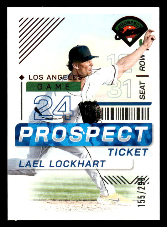 2024 Panini Prospect Edition #167 Lael Lockhart Red Holo #/199