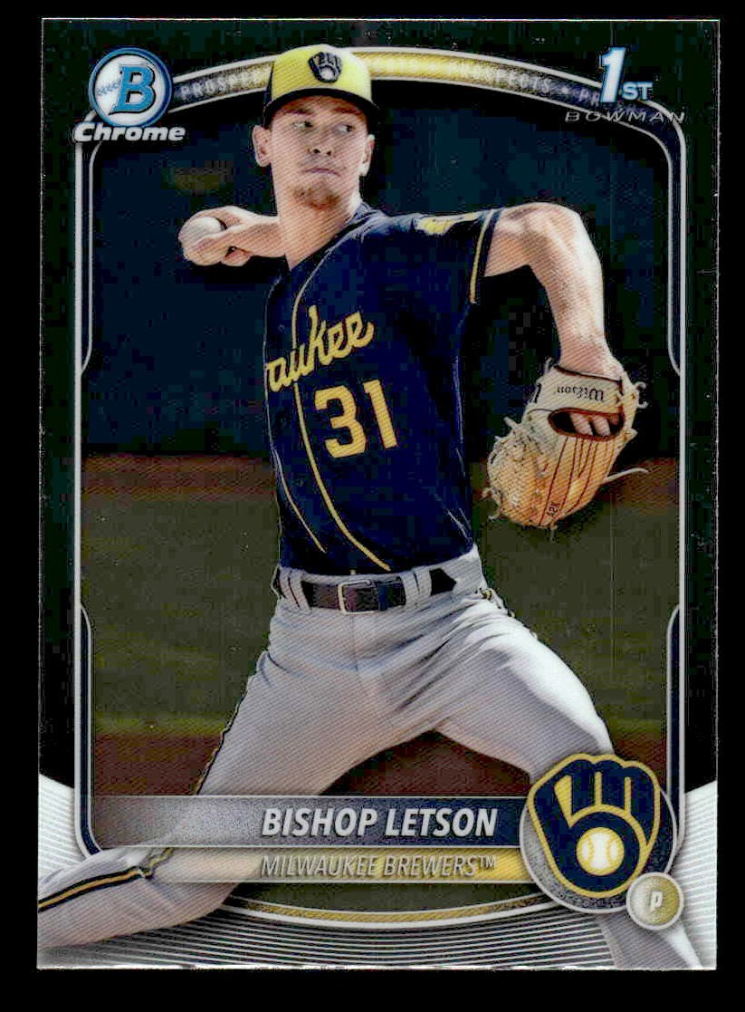 2025 Bowman #BCP-30 Bishop Letson Chrome Prospects