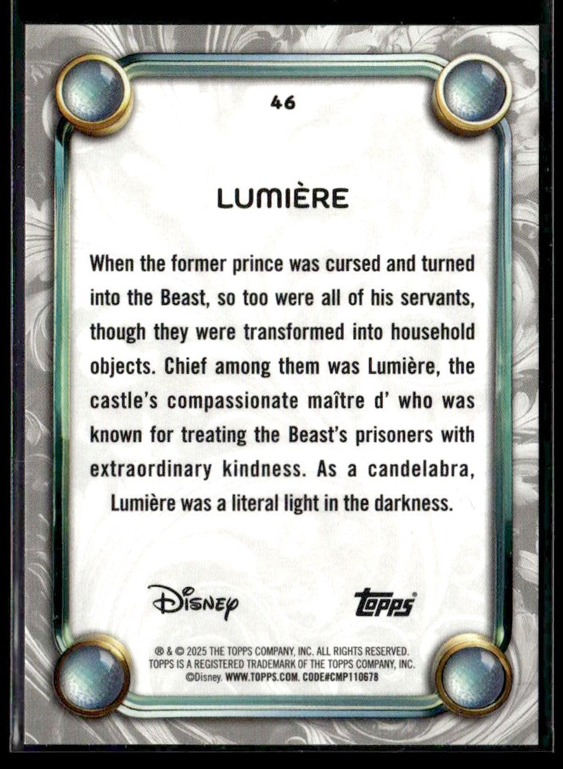 2025 Topps Disney Wonder #46 Lumiere