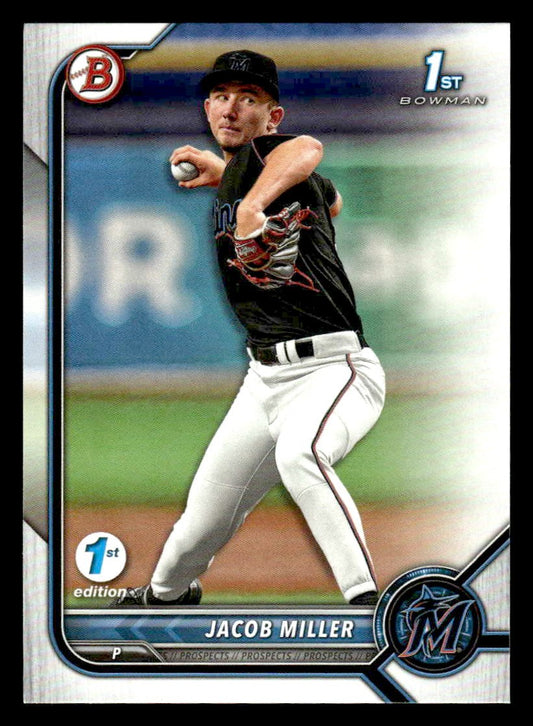 2022 Bowman Draft 1st Edition #BD-195 Jacob Miller