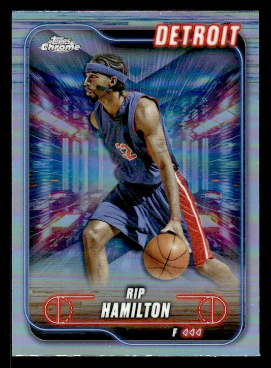2024-25 Topps Chrome #65 Rip Hamilton Refractor