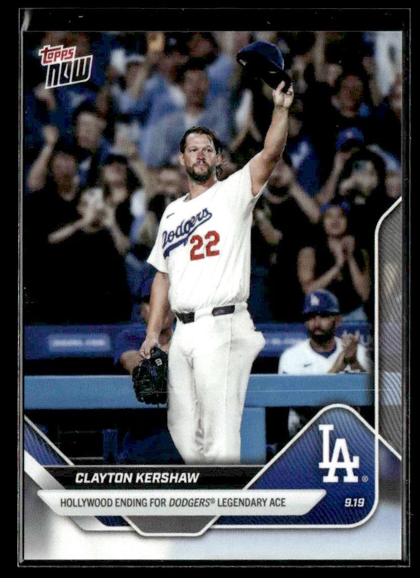 2025 Topps Now #734 Clayton Kershaw