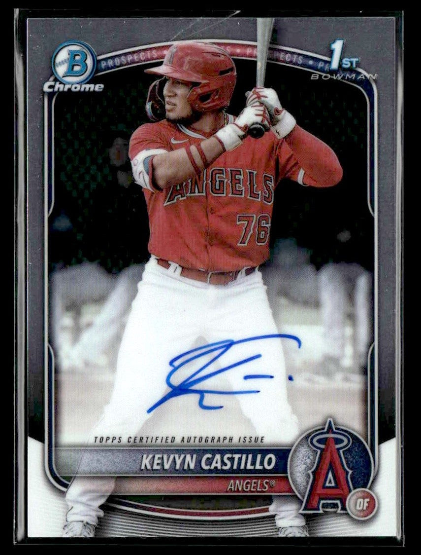 2025 Bowman #CPA-KC Kevyn Castillo Chrome Prospects Autograph