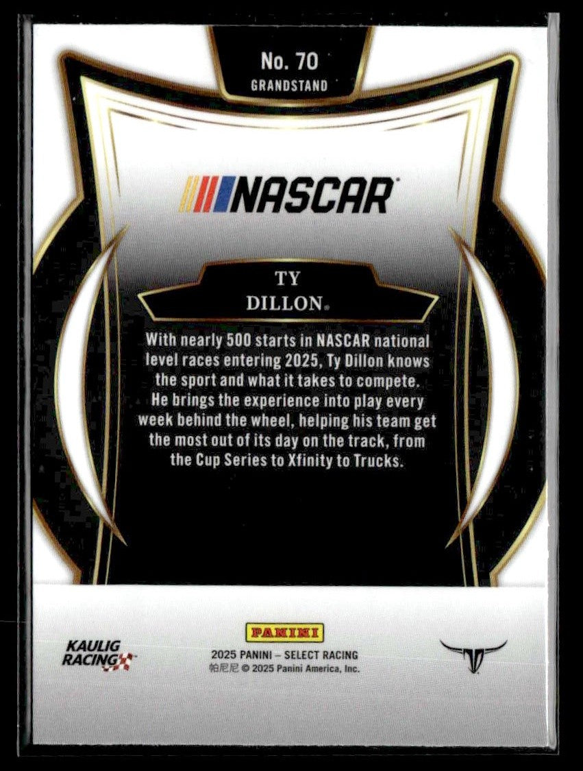 2025 Panini Select #70 Ty Dillon