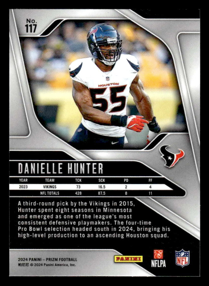 2024 Panini Prizm #117 Danielle Hunter