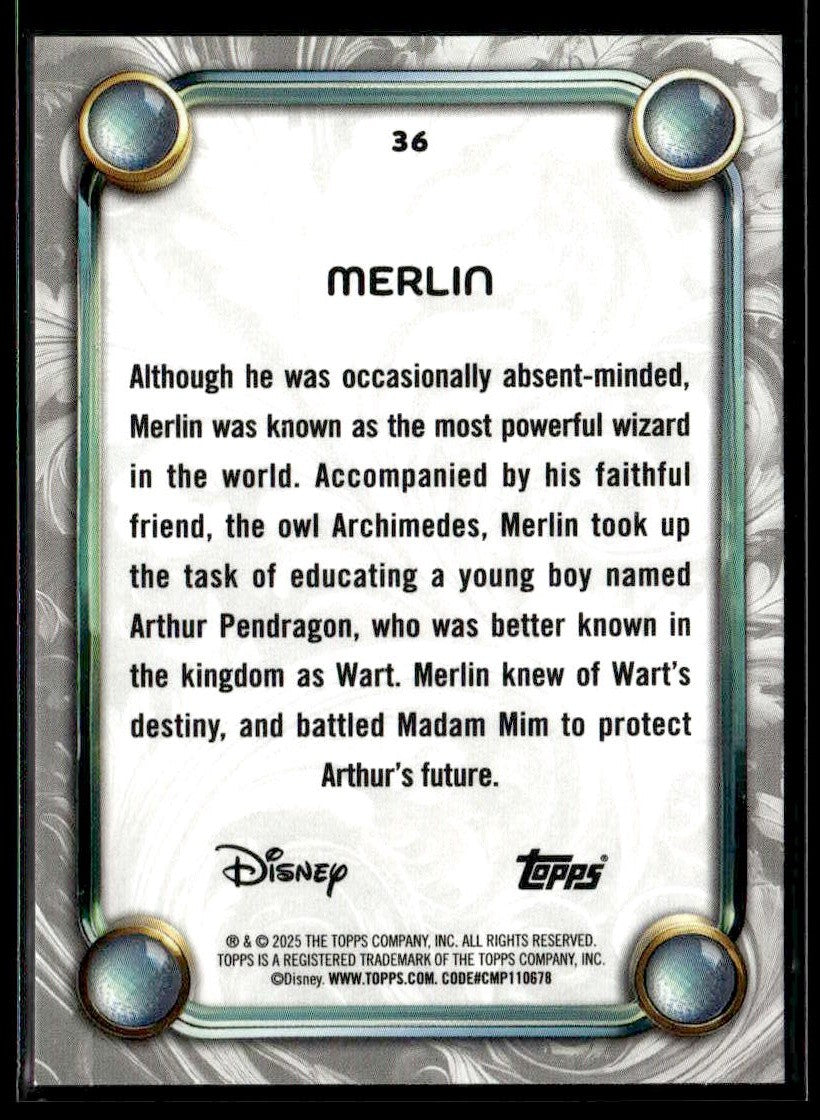 2025 Topps Disney Wonder #36 Merlin