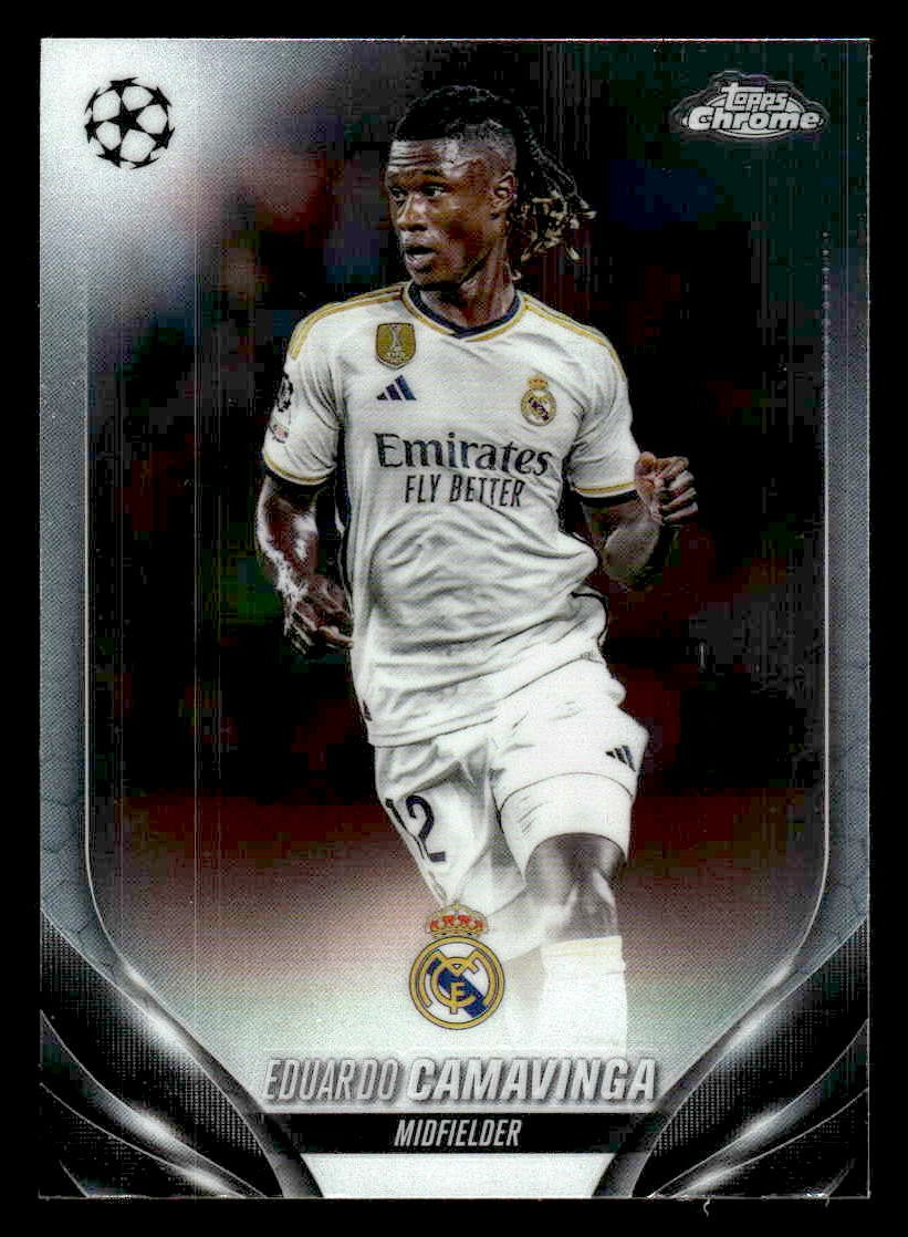 2023-24 Topps Chrome UEFA Club Competitions #36 Eduardo Camavinga