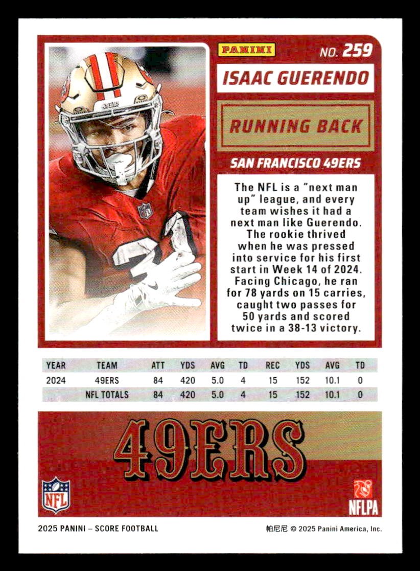 2025 Score-A-Treat #259 Isaac Guerendo
