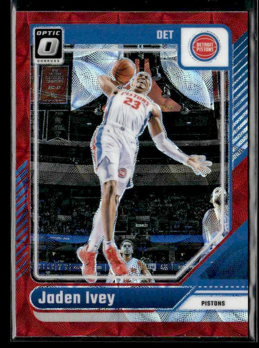 2024-25 Donruss Optic #182 Jaden Ivey Red International