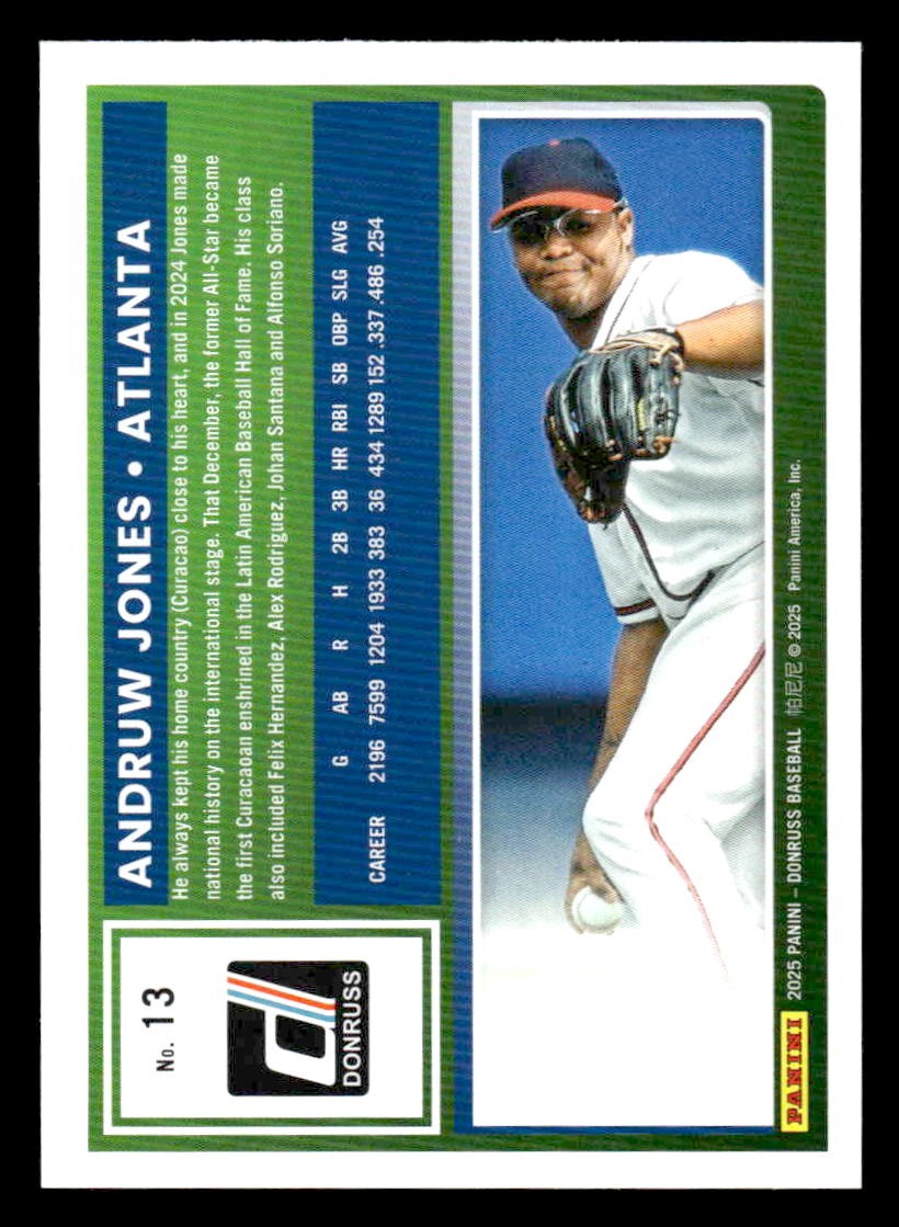 2025 Donruss #13 Andruw Jones