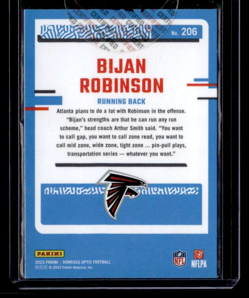 2023 Donruss Optic #206 Bijan Robinson
