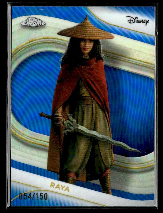 2025 Topps Chrome Disney #192 Raya Blue #054/150