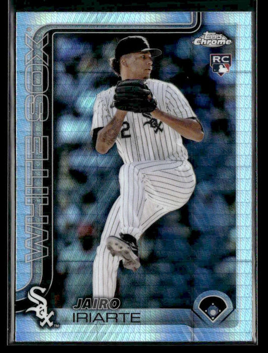 2025 Topps Chrome #145 Jairo Iriarte Prism Refractors