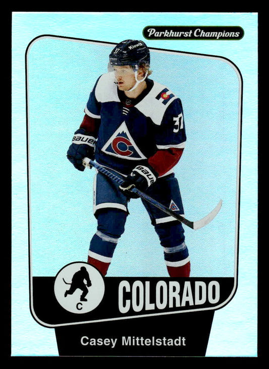 2024-25 Parkhurst Champions #63 Casey Mittelstadt Rainbow Foil