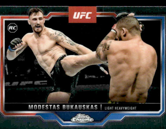 2025 Topps Chrome UFC #8 Modestas Bukauskas
