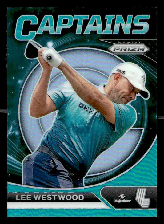 2024 Panini Prizm LIV #83 Lee Westwood Captains - Teal #/199