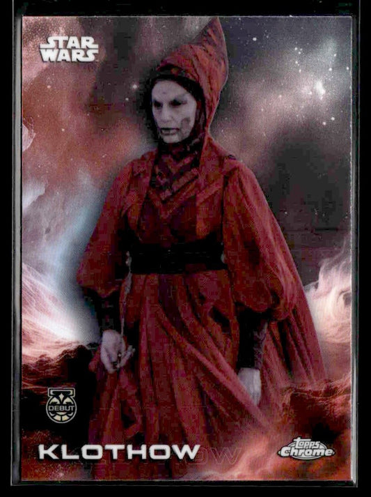 🌟 Klothow — 2025 Topps Chrome Star Wars #75 🌟