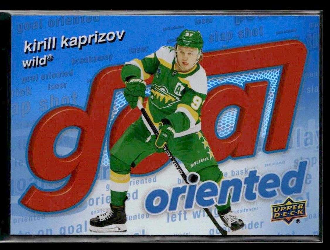 2025-26 Upper Deck #GO-4 Kirill Kaprizov Goal Oriented