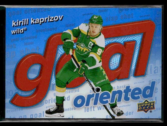 2025-26 Upper Deck #GO-4 Kirill Kaprizov Goal Oriented