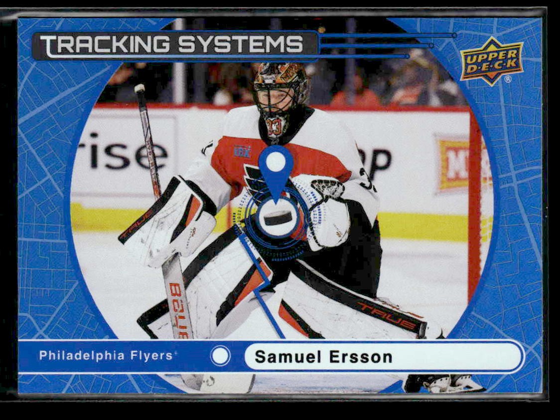 2025-26 Upper Deck #TS-18 Samuel Ersson Tracking Systems