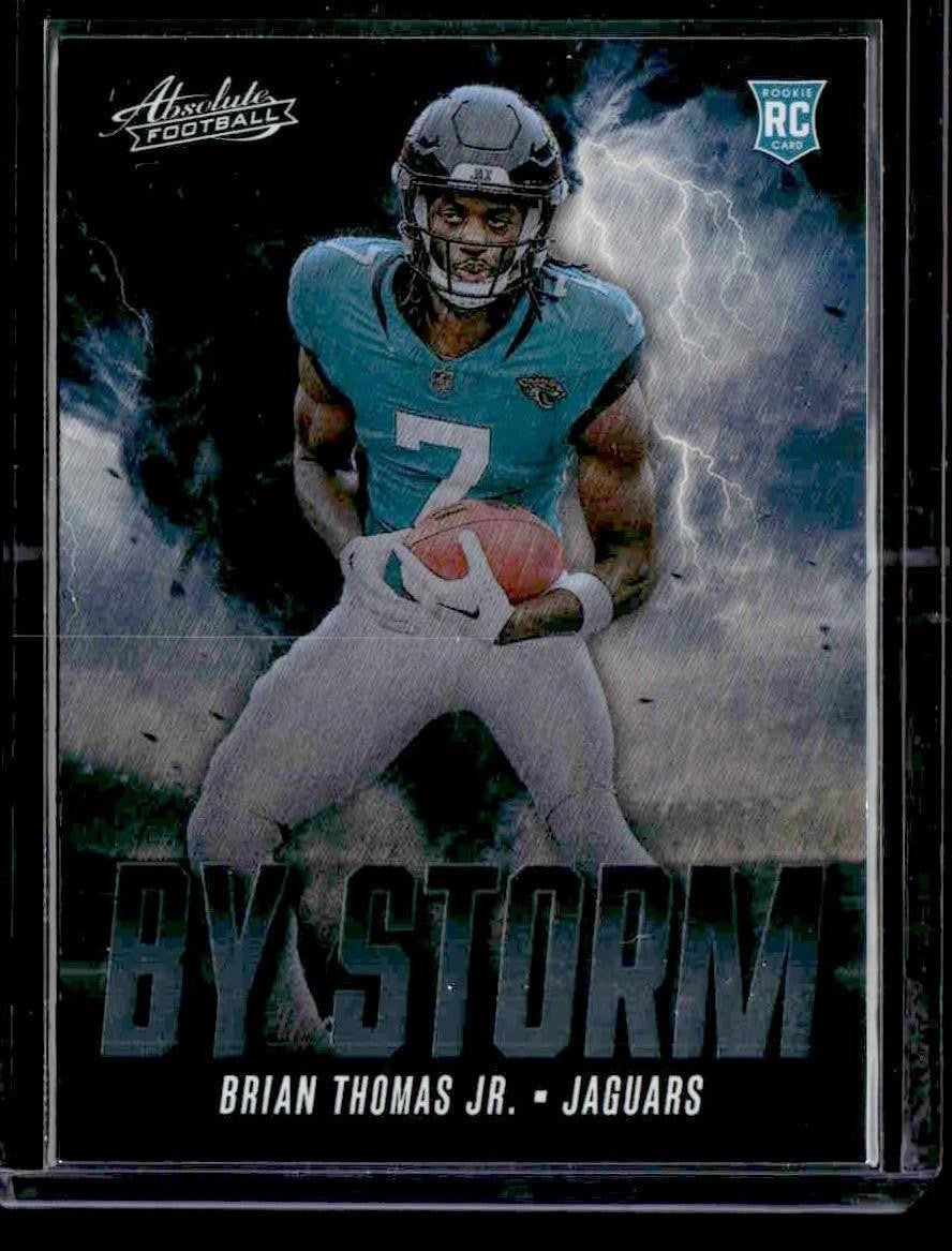2024 Panini Absolute #BS-BTJ Brian Thomas Jr. By Storm