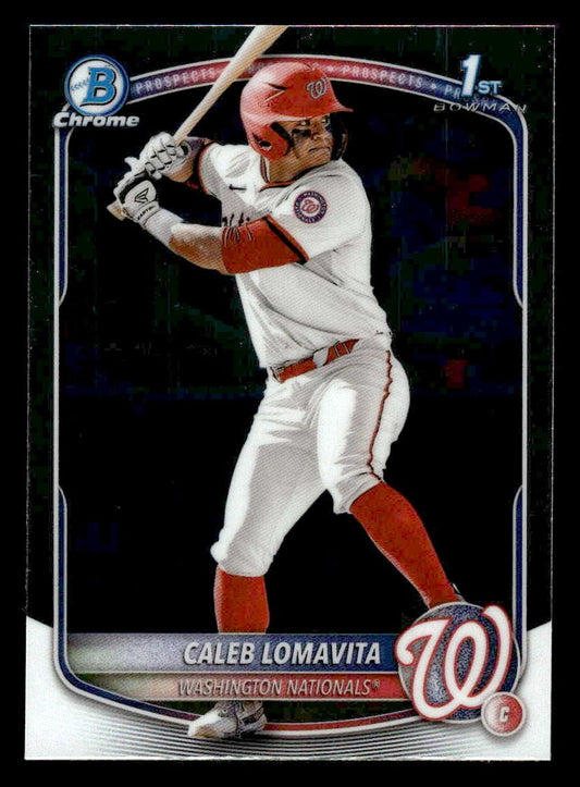 2025 Bowman #BCP-120 Caleb Lomavita Chrome Prospects