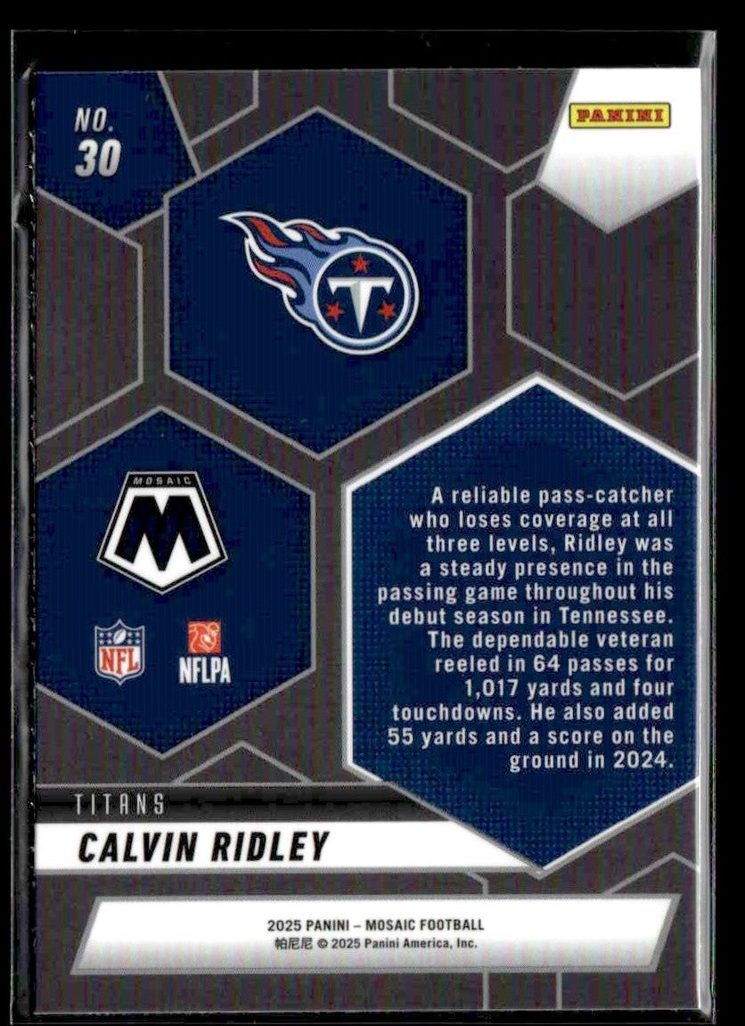 2025 Panini Mosaic #30 Calvin Ridley Montage