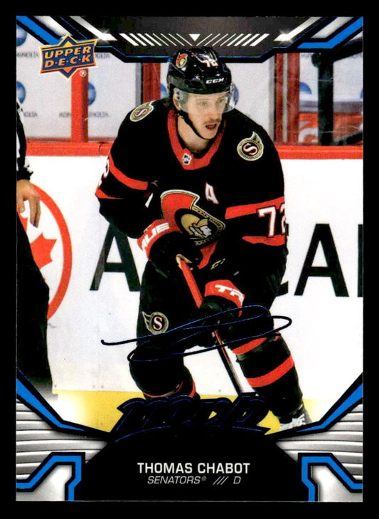 2022-23 Upper Deck MVP #163 Thomas Chabot Blue Script