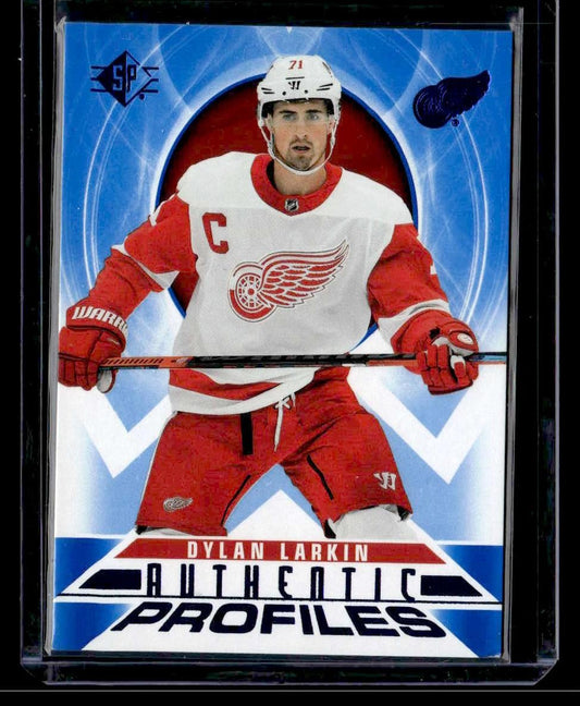2020-21 SP #AP-17 Dylan Larkin Authentic Profiles Blue