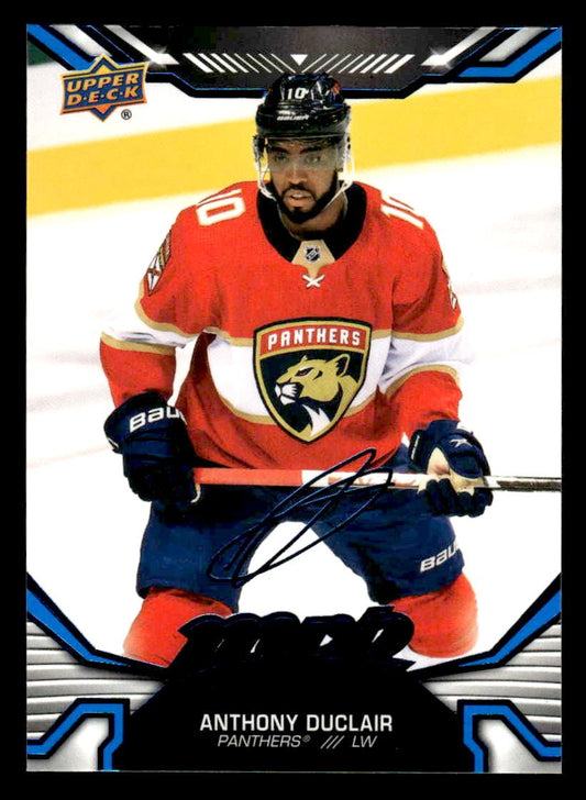 2022-23 Upper Deck MVP #187 Anthony Duclair Blue Script