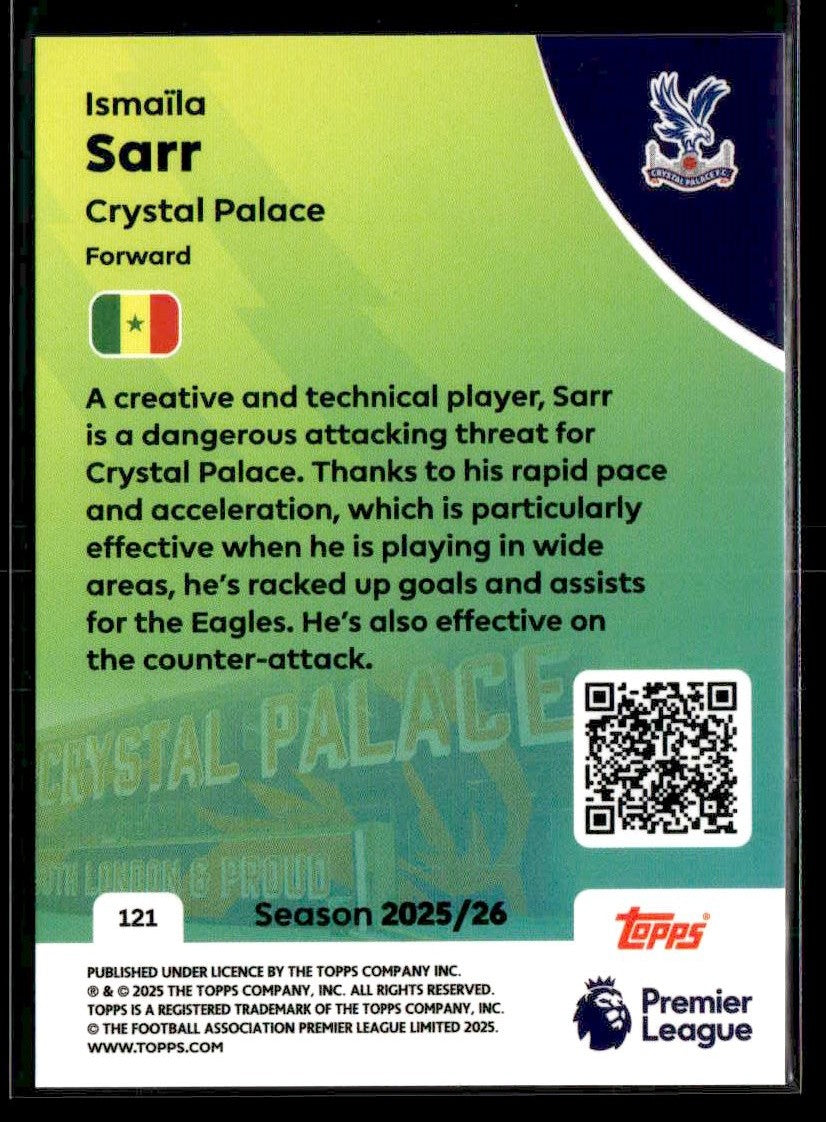 2025-26 Topps Premier League #121 Ismaïla Sarr