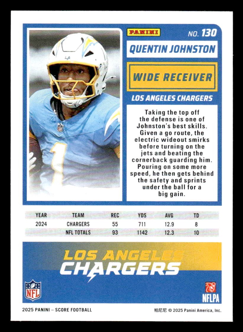 2025 Score-A-Treat #130 Quentin Johnston