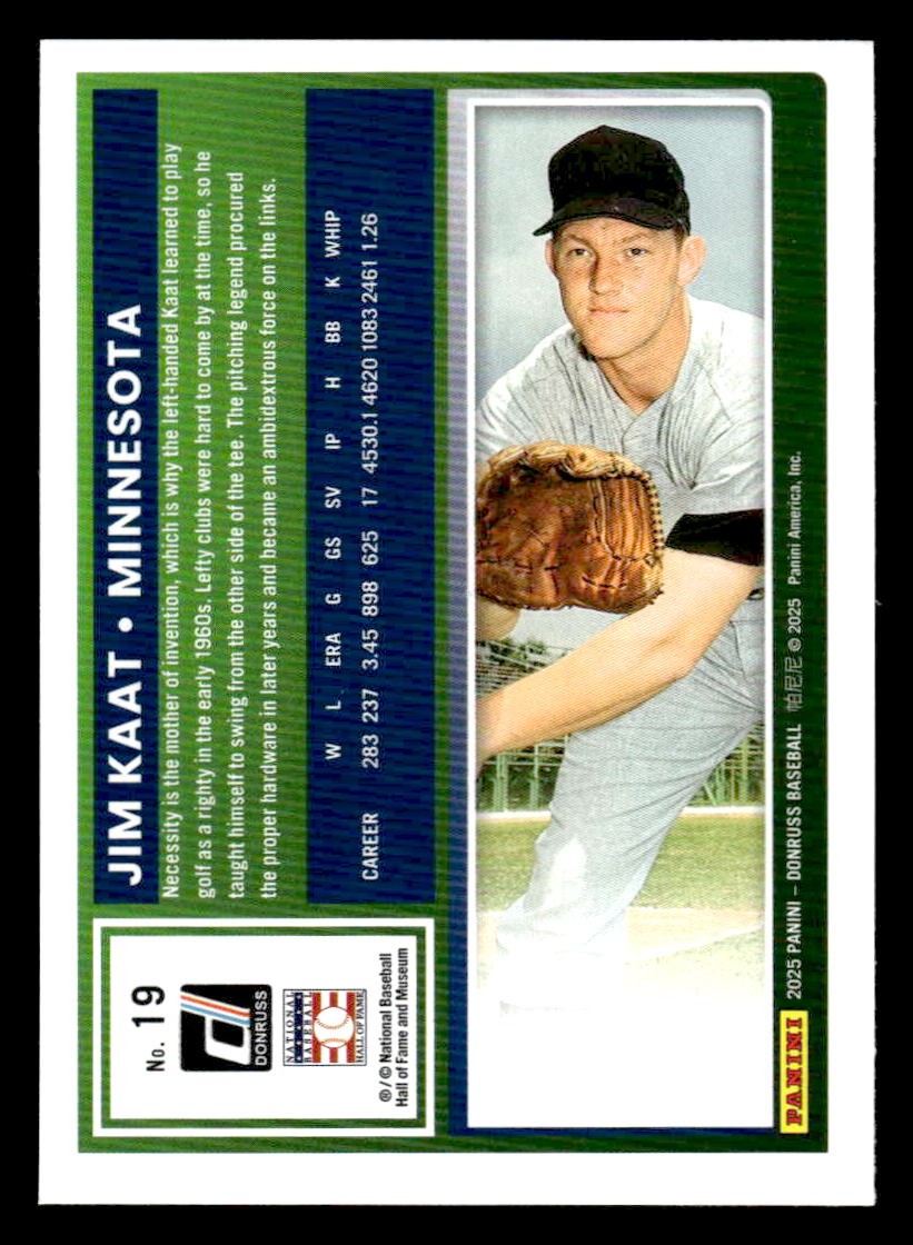 2025 Donruss #19 Jim Kaat