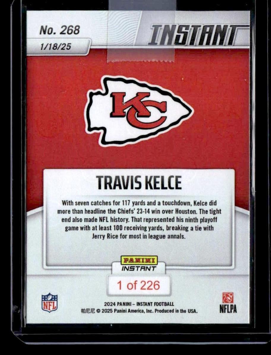 2024 Panini Instant NFL #268 Travis Kelce